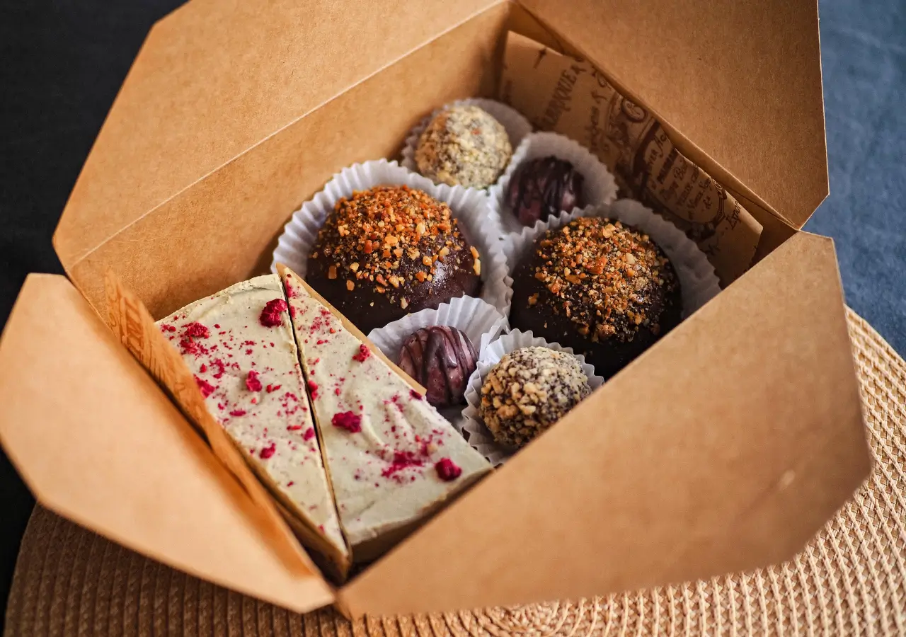Caixa de doces para vender