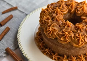 Capa Bolo de Churros Receita Deliciosa com Recheio de Doce de Leite